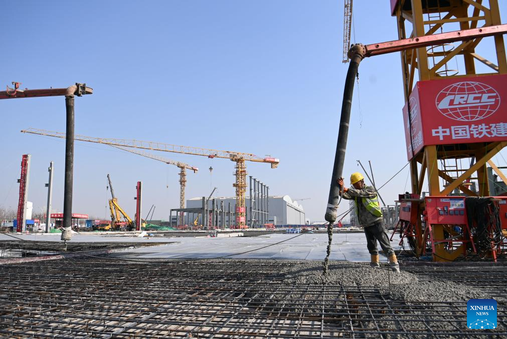 2nd Airbus Tianjin A320 Family Final Assembly Line Project under construction