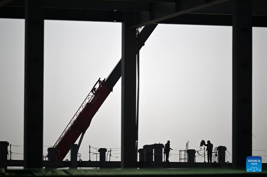 2nd Airbus Tianjin A320 Family Final Assembly Line Project under construction