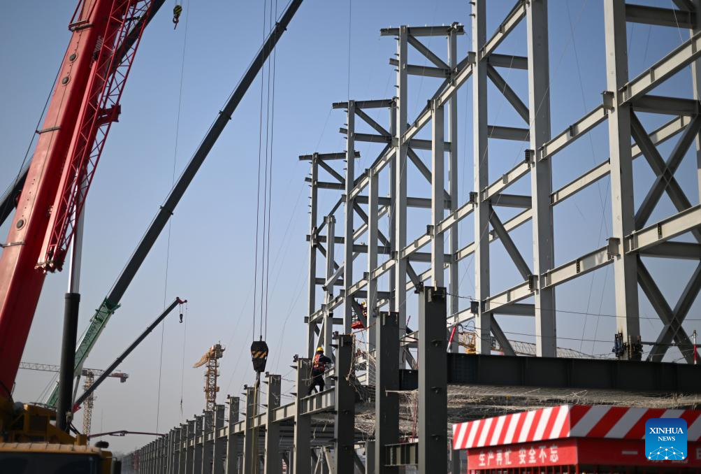 2nd Airbus Tianjin A320 Family Final Assembly Line Project under construction