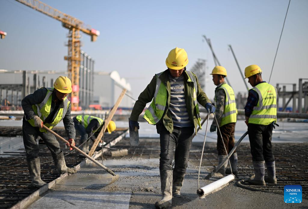 2nd Airbus Tianjin A320 Family Final Assembly Line Project under construction
