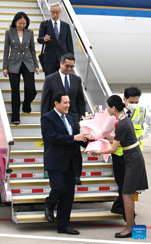 Mainland's Taiwan affairs official meets Ma Ying-jeou