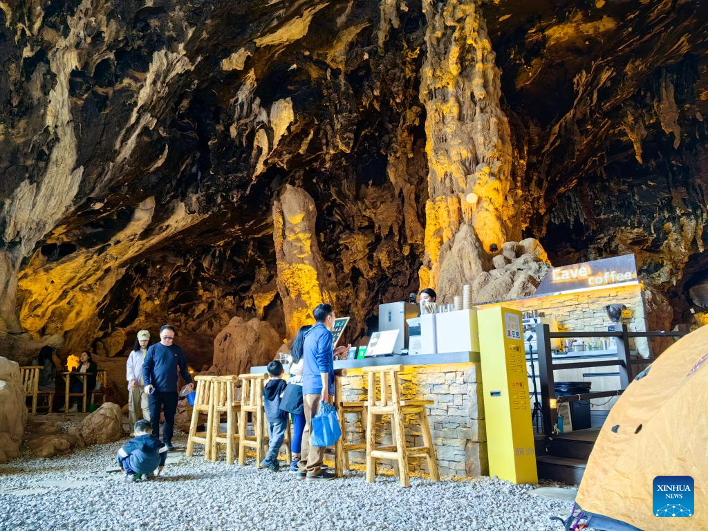 Across China: Cave-themed café, coffee bean field trip enrich consumption scenarios in Yunnan