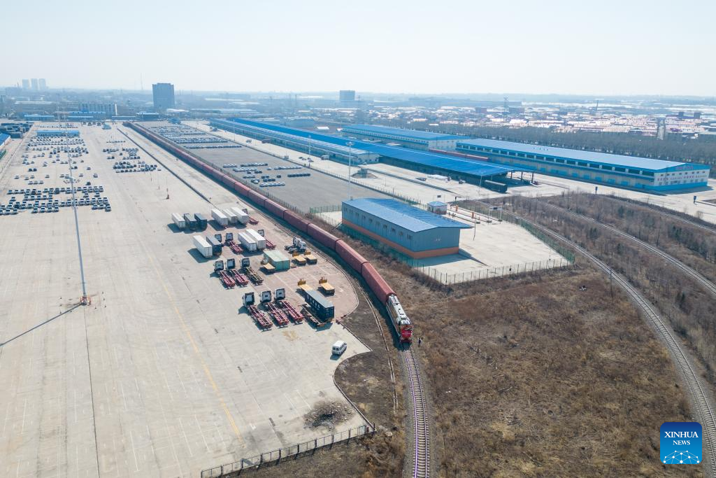 China's Heilongjiang launches JSQ freight train from Harbin to Europe