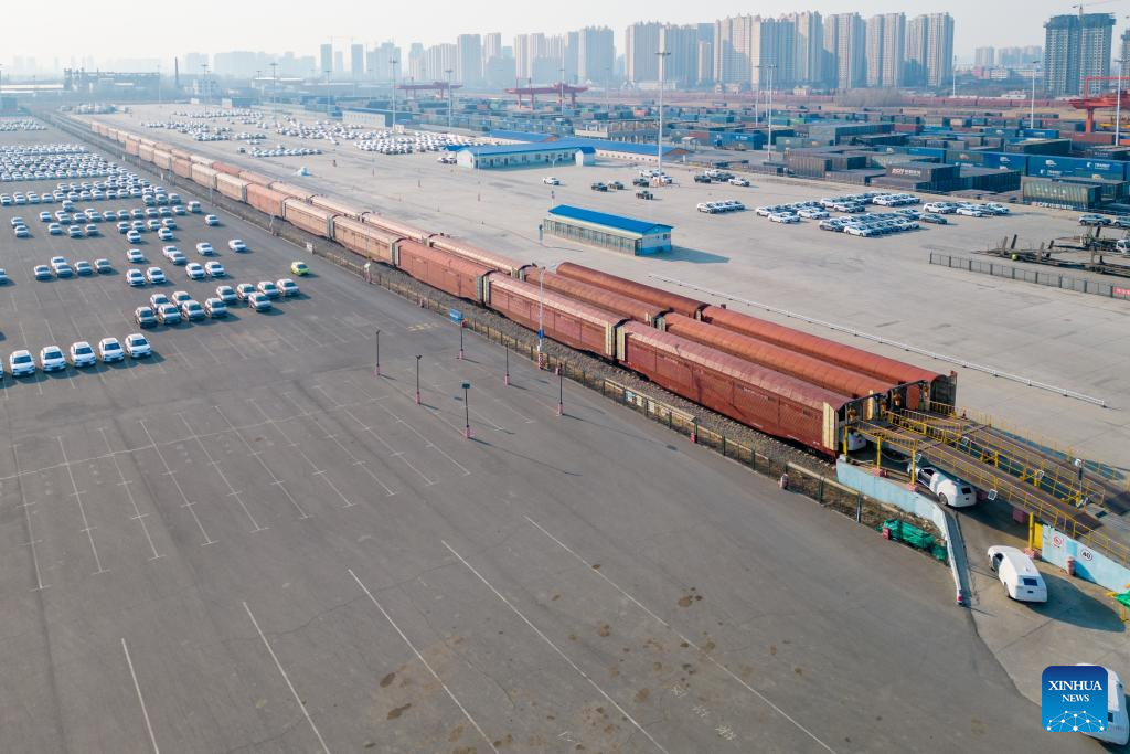 China's Heilongjiang launches JSQ freight train from Harbin to Europe