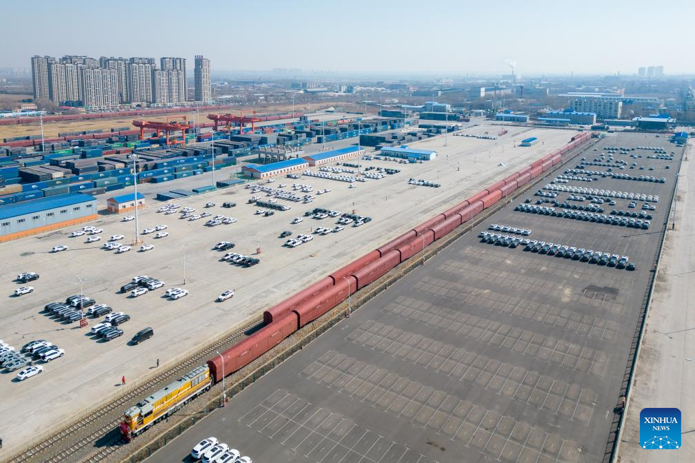 China's Heilongjiang launches JSQ freight train from Harbin to Europe