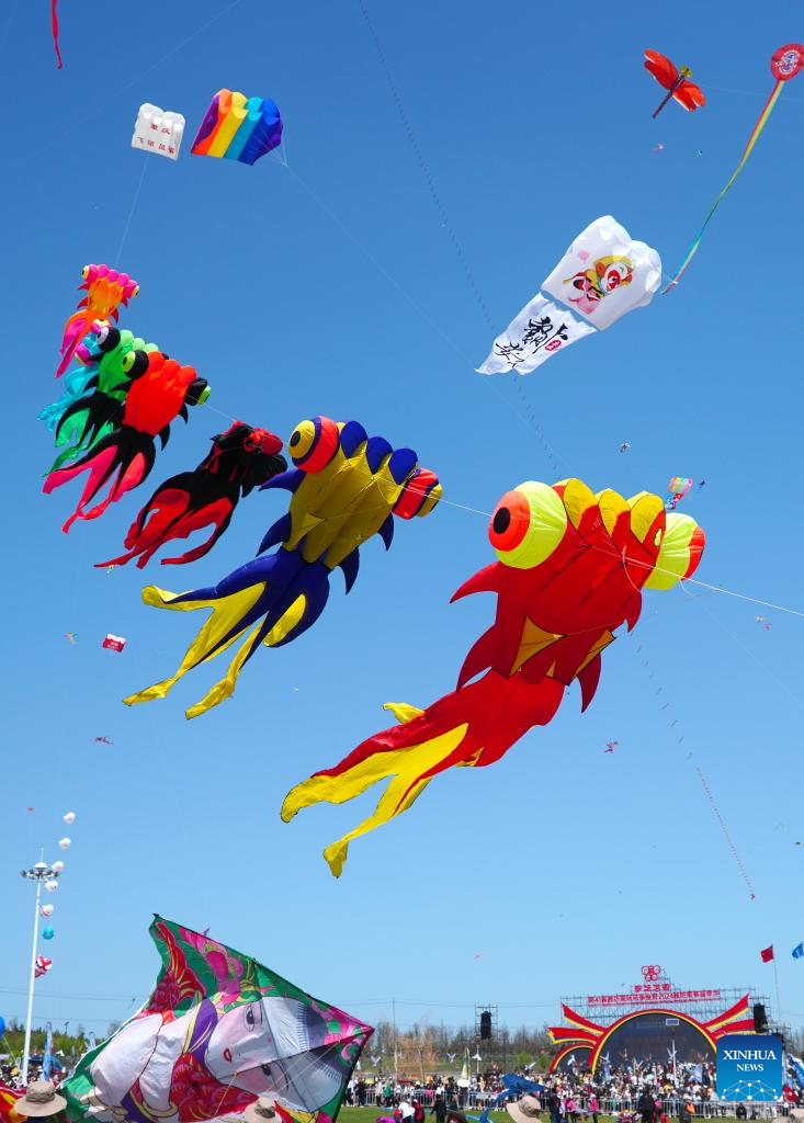 41st Weifang Int'l Kite Festival kicks off in Shandong