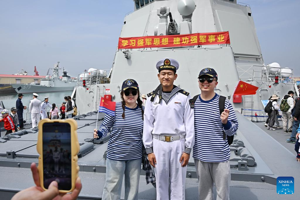 Chinese PLA navy celebrates 75th founding anniversary with open day events