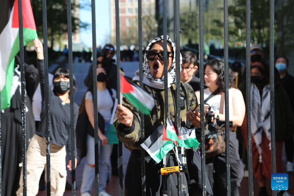 Columbia University classes go remote as U.S. campuses divided over Israel-Hamas conflict