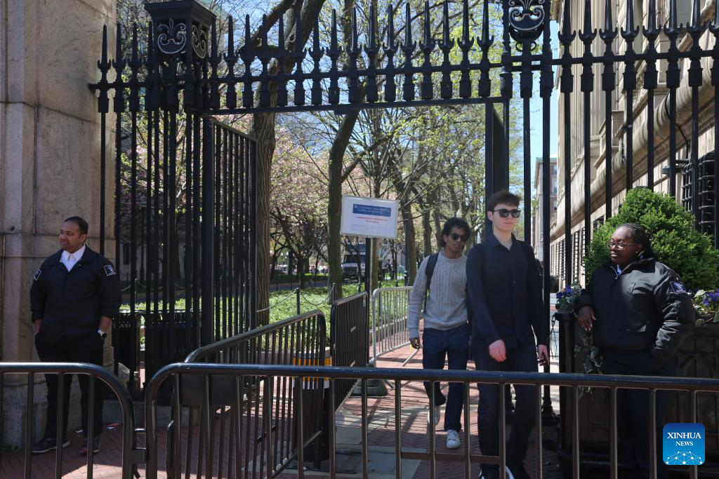 Columbia University classes go remote as U.S. campuses divided over Israel-Hamas conflict