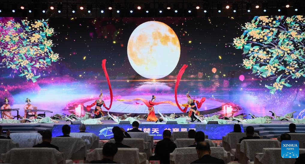 Launch ceremony of Space Day of China held in Wuhan, C China's Hubei