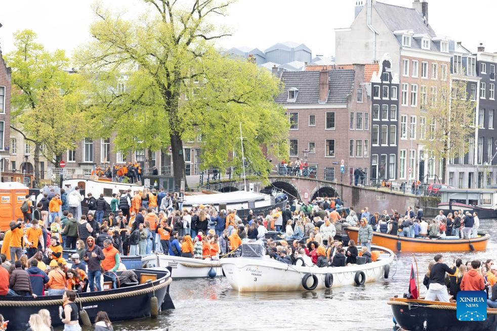 King's Day celebrated in Amsterdam