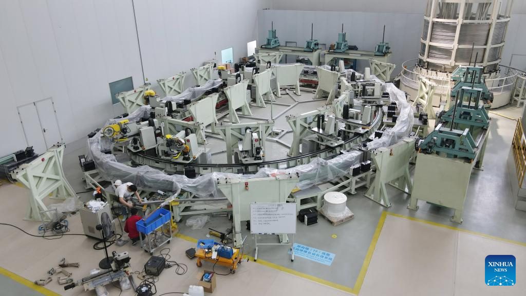 Fusion energy research facility under construction in Hefei, E China