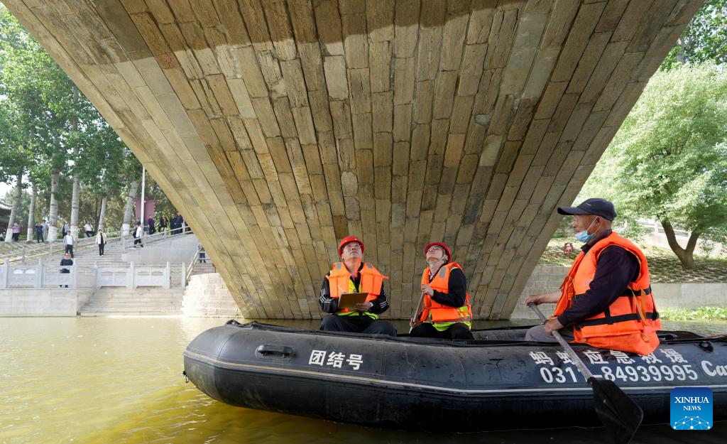 A glimpse of Zhaozhou Bridge scenic area in Hebei, N China