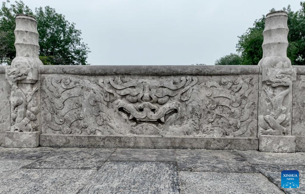 A glimpse of Zhaozhou Bridge scenic area in Hebei, N China