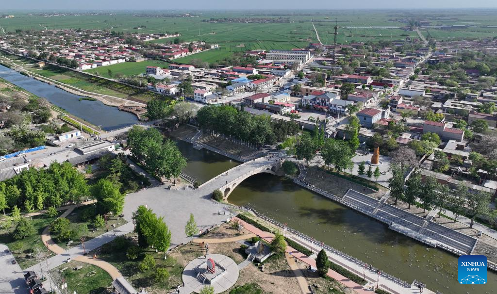 A glimpse of Zhaozhou Bridge scenic area in Hebei, N China