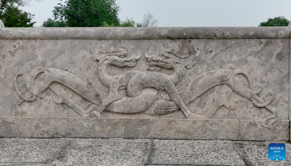 A glimpse of Zhaozhou Bridge scenic area in Hebei, N China