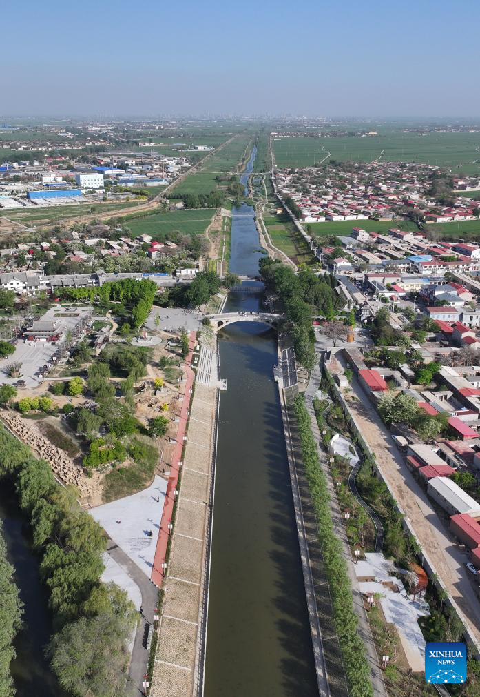 A glimpse of Zhaozhou Bridge scenic area in Hebei, N China