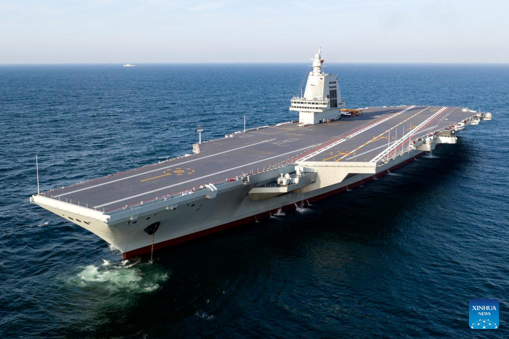 China's aircraft carrier Fujian completes maiden sea trials