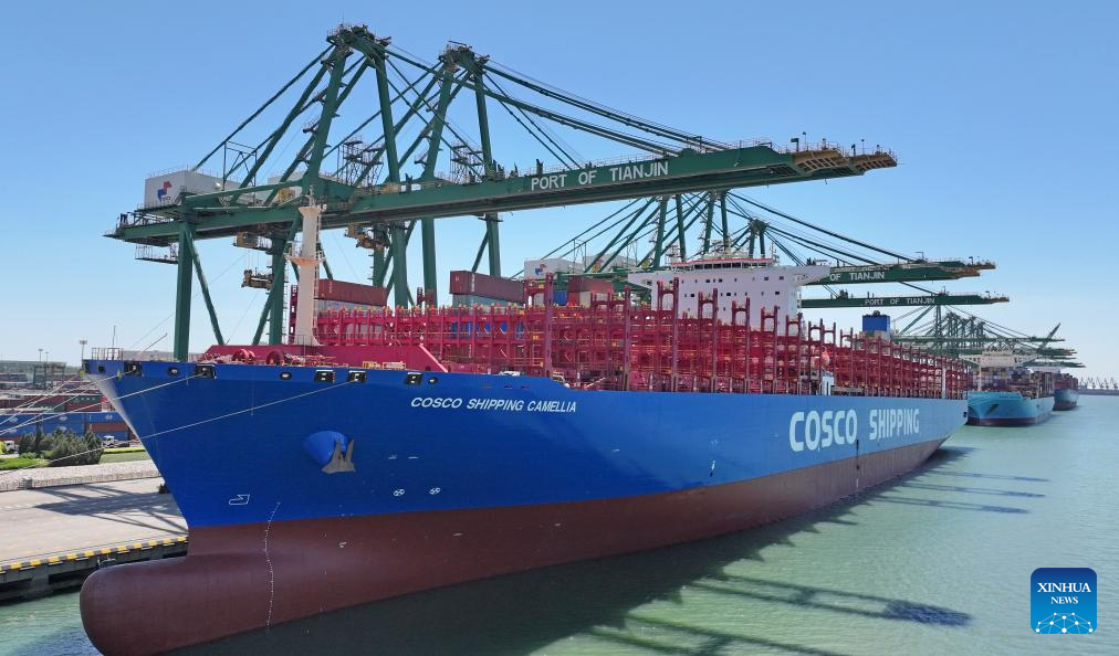 New shipping route between Tianjin and East Coast of U.S. opens
