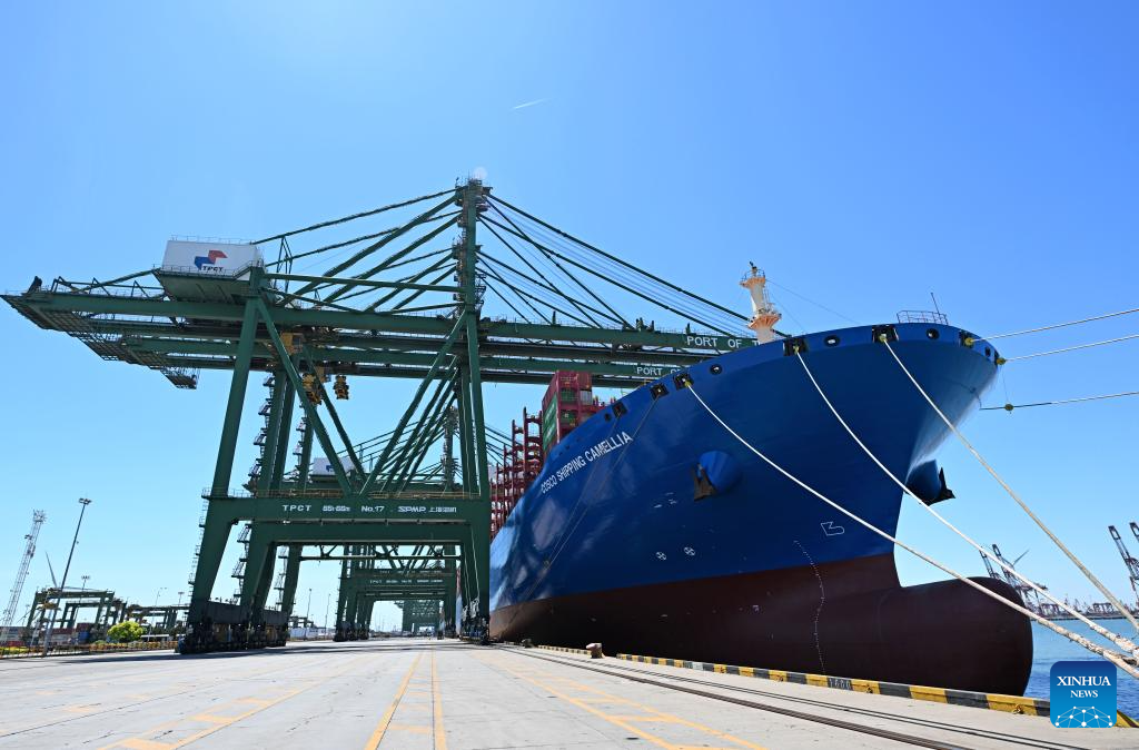 New shipping route between Tianjin and East Coast of U.S. opens