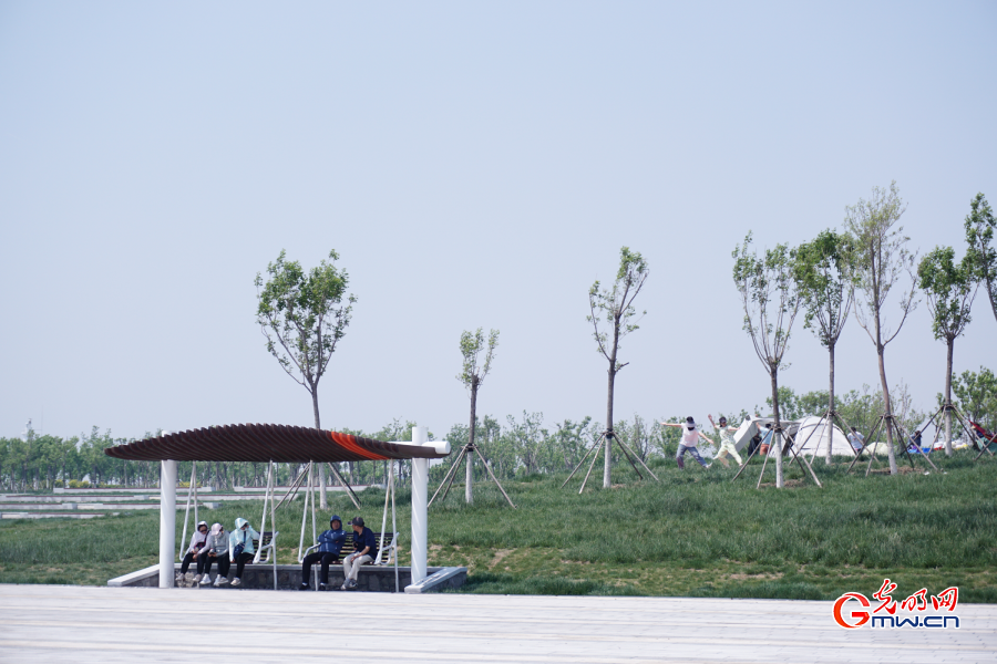 Scenery of Guanlanjiao Park in China’s Tianjin