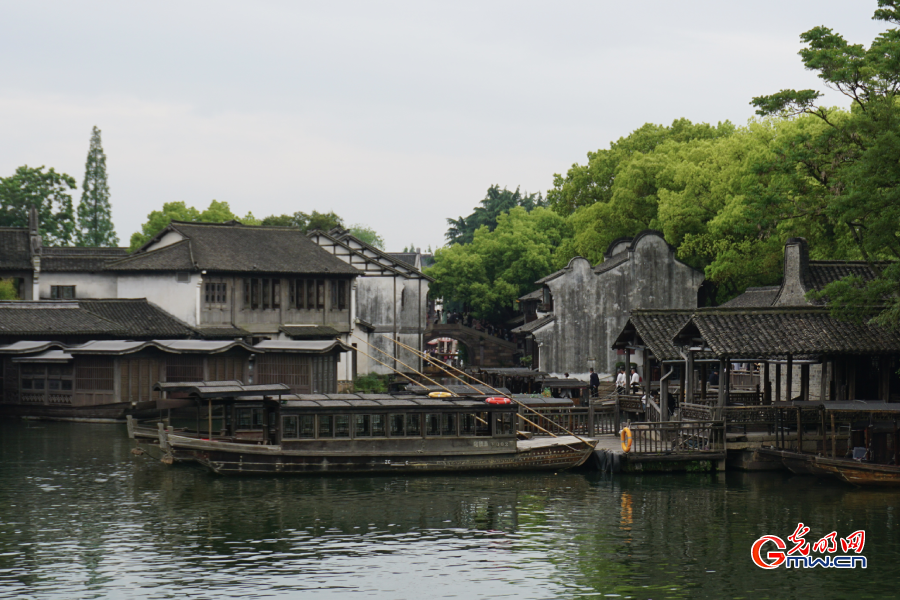 Scenery of watertown Wuzhen, E China's Zhejiang