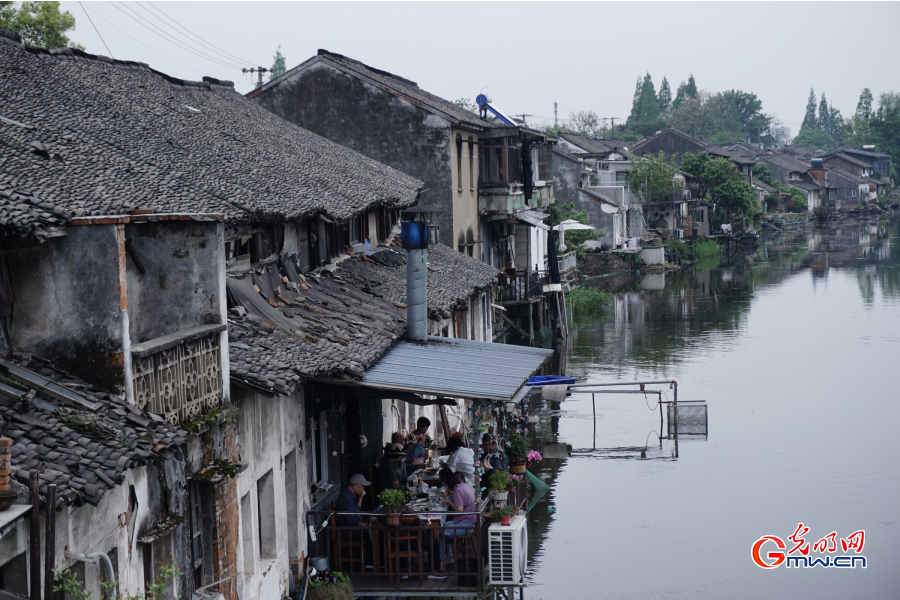 Scenery of watertown Wuzhen, E China's Zhejiang