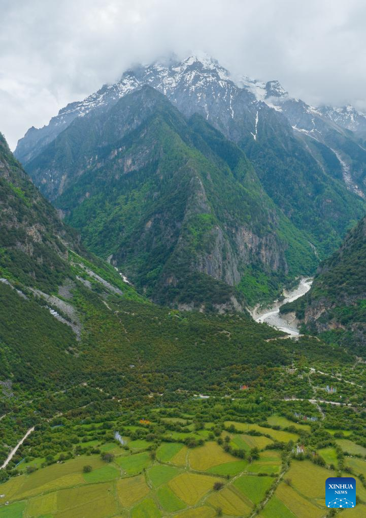 Scenery of Lhari County in Nagqu, China's Xizang