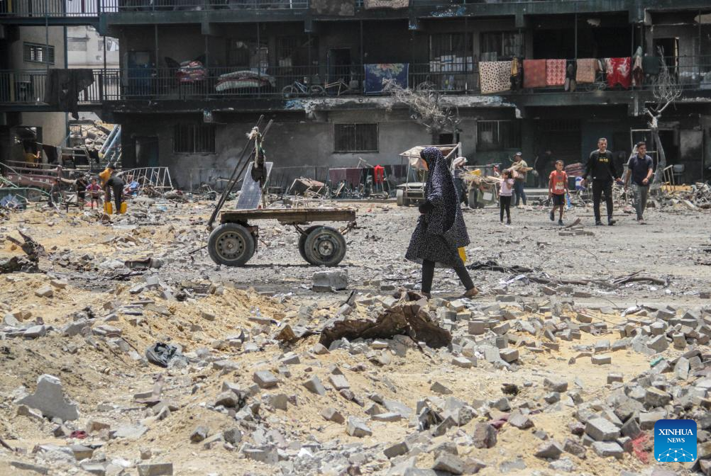 Feature: Israeli military operation wreaks havoc on Jabalia camp in Gaza
