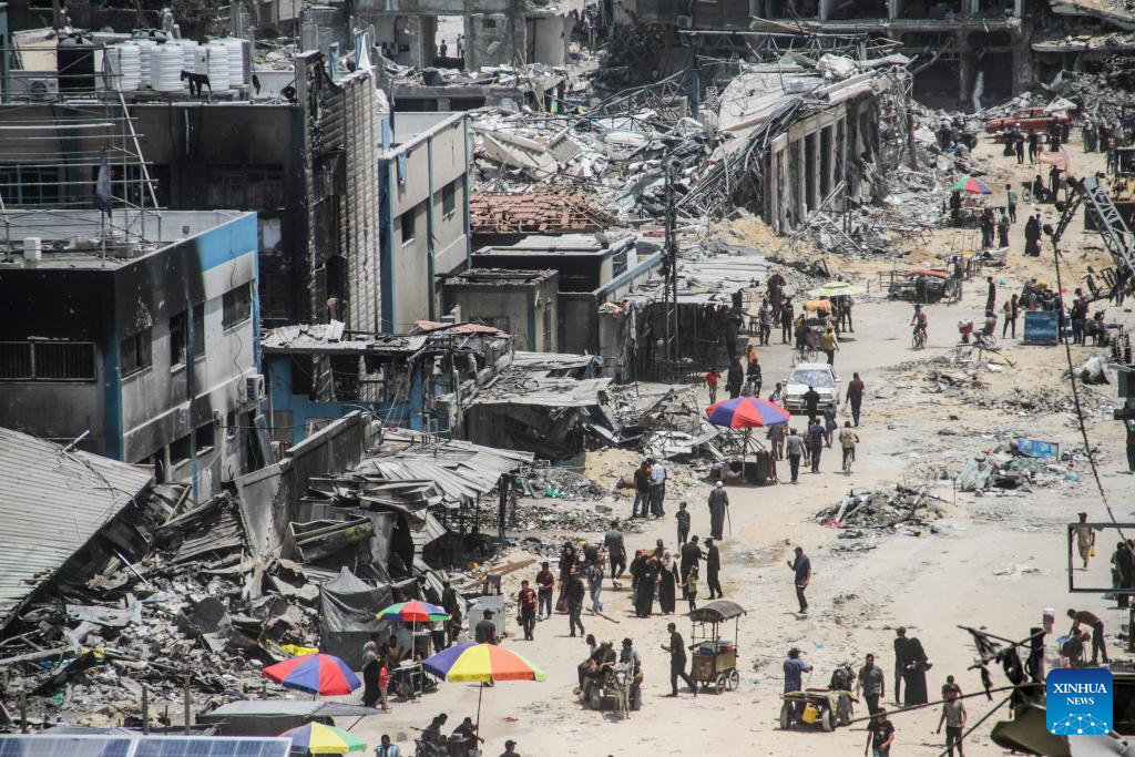 Feature: Israeli military operation wreaks havoc on Jabalia camp in Gaza