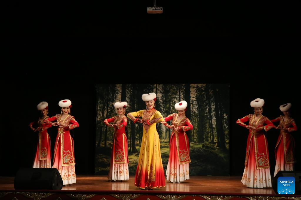 Artists from China's Xinjiang present performance in Türkiye's Istanbul