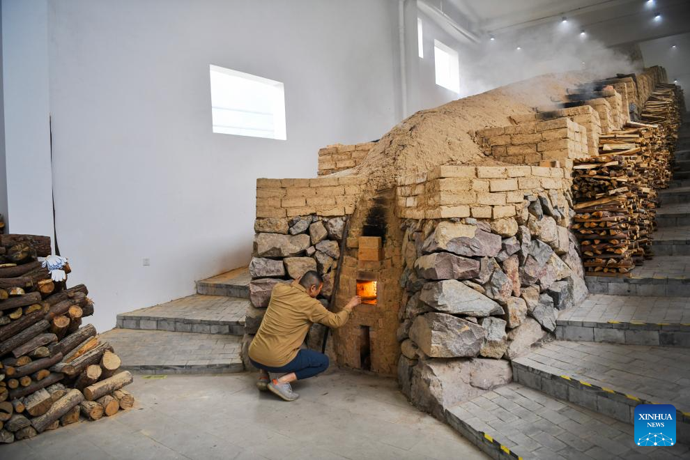 Celadon porcelain making in Cixi, east China