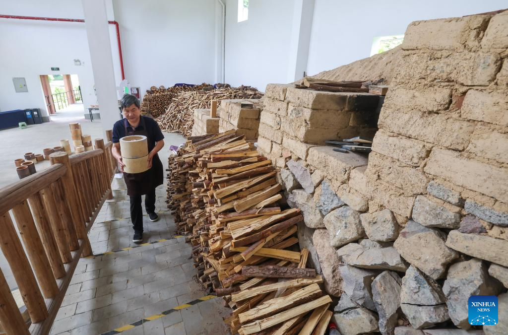 Celadon porcelain making in Cixi, east China