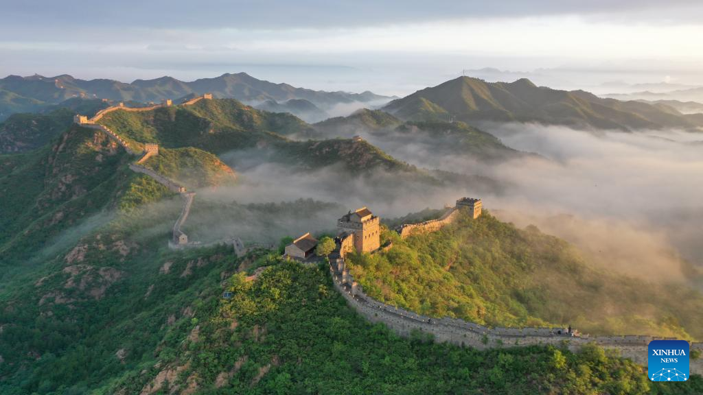 Scenery of Jinshanling section of Great Wall in north China's Hebei