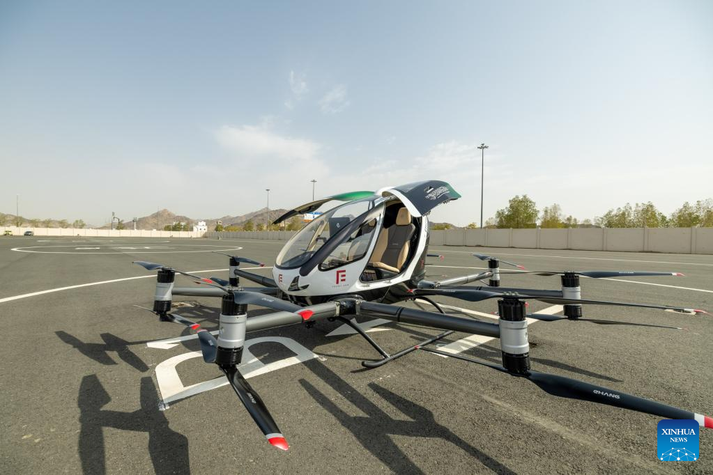 Saudi, Chinese firms conduct air taxi trial