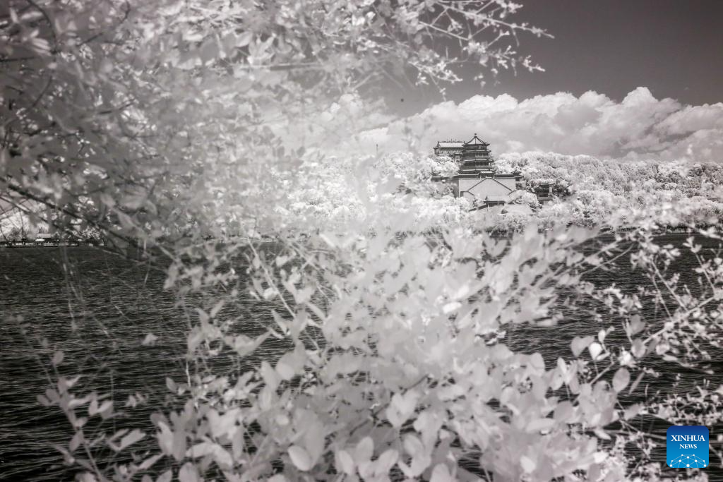 Infrared view of Summer Palace in Beijing