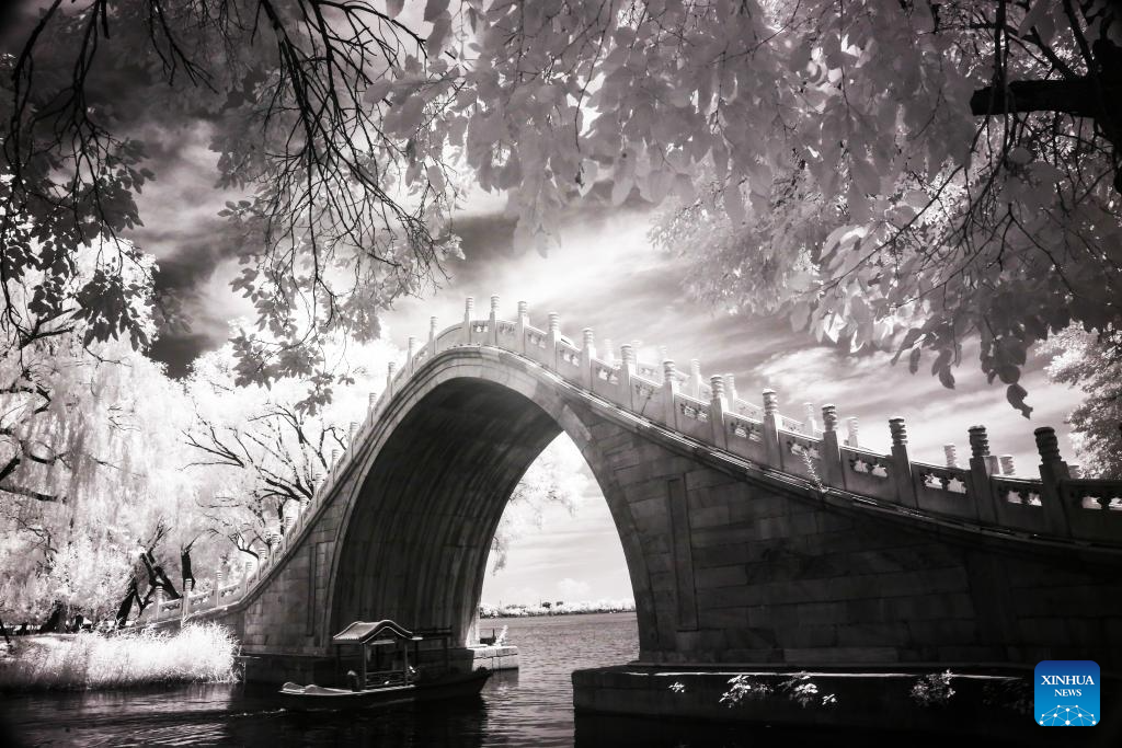 Infrared view of Summer Palace in Beijing