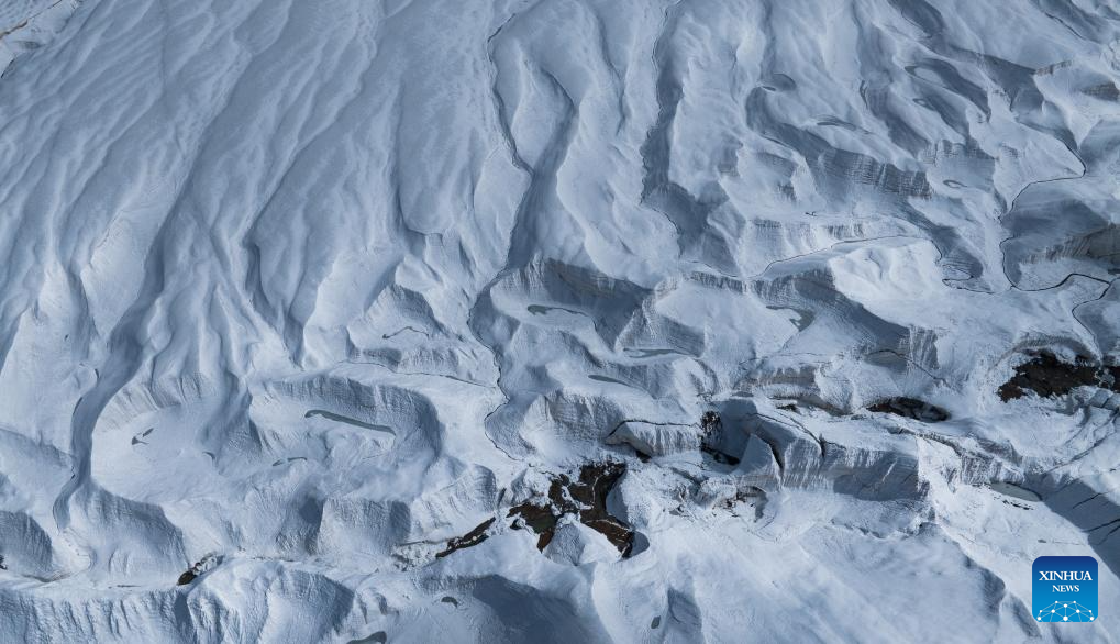 View of Purog Kangri Glacier in China's Xizang