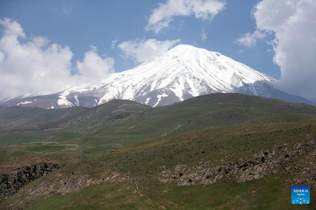 View of Iran's highest Mount Damavand