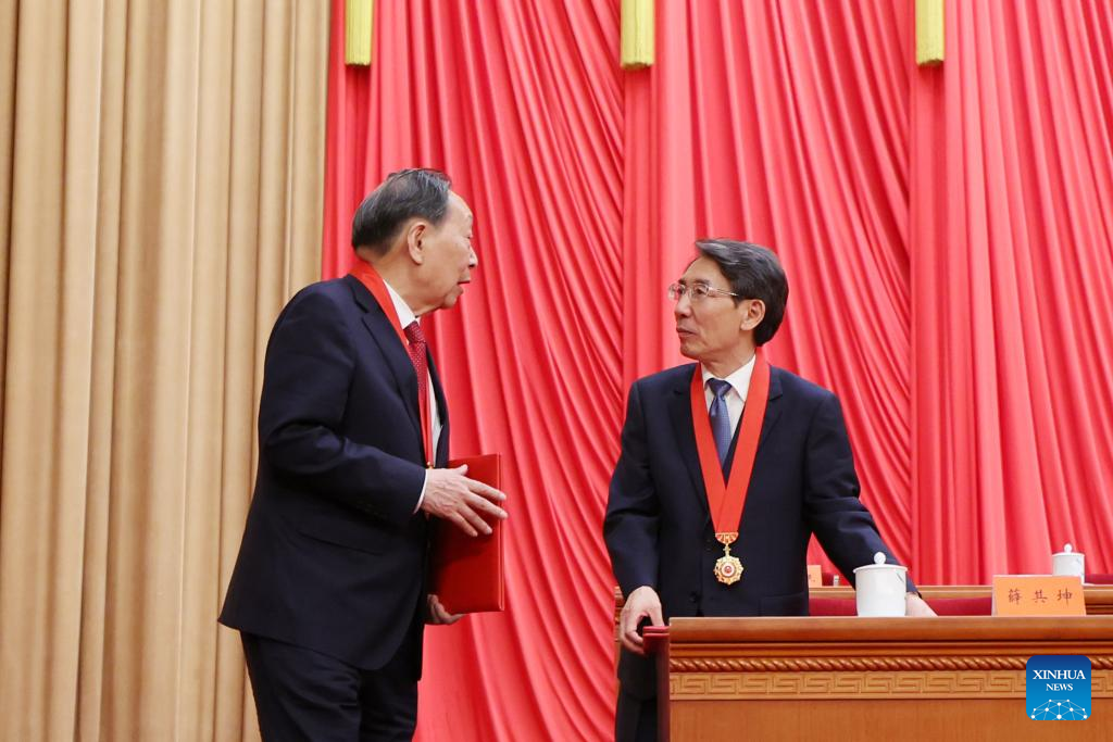 China honors outstanding scientists, sci-tech innovations