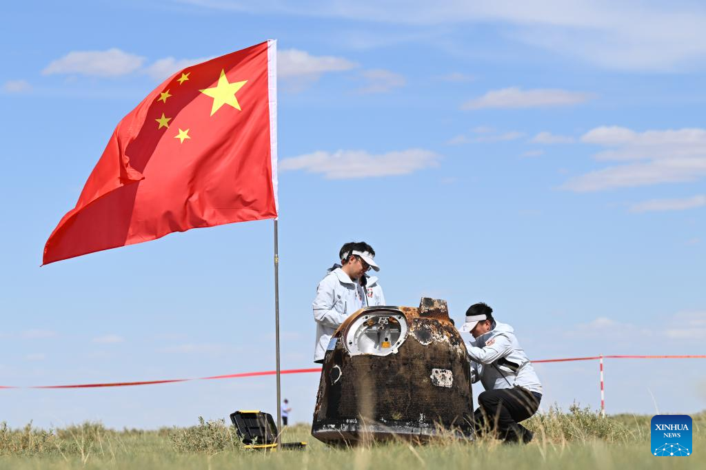 China's Chang'e-6 brings back first samples from moon's far side to Earth