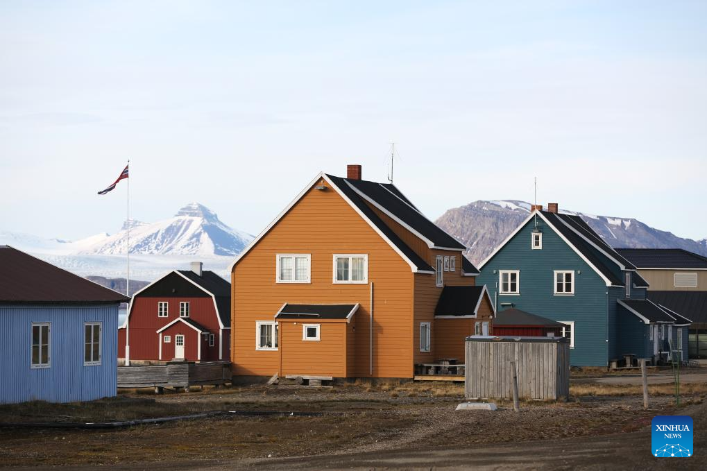 Scenery of Ny-Alesund in Norway