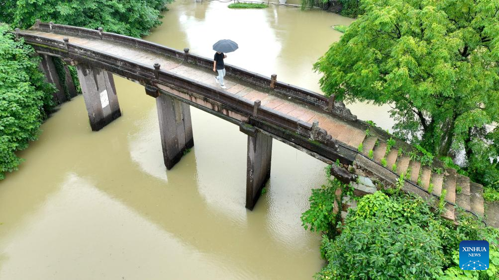 Ancient stone bridges under well protection in east China's Zhejiang