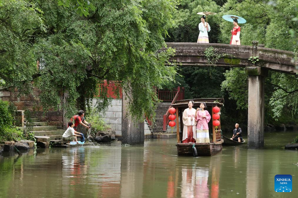 Ancient stone bridges under well protection in east China's Zhejiang