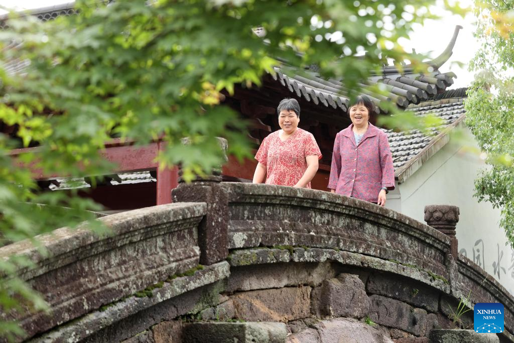 Ancient stone bridges under well protection in east China's Zhejiang