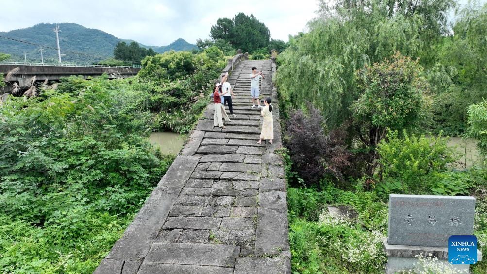 Ancient stone bridges under well protection in east China's Zhejiang