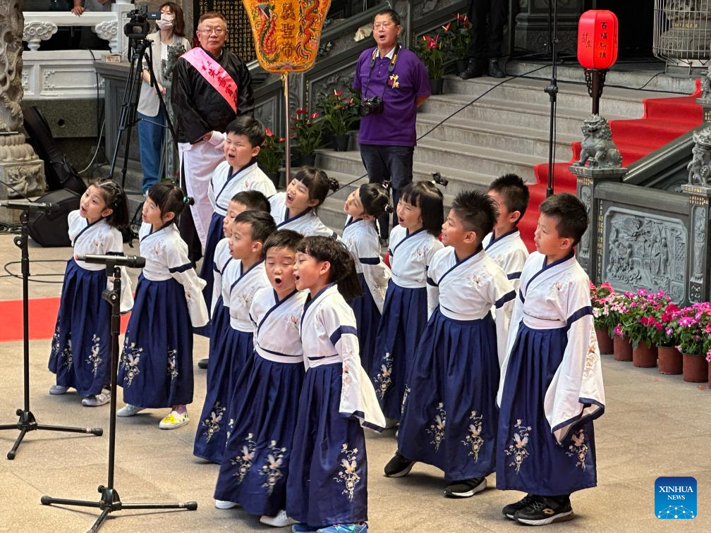 Ceremonies worshiping mythical Chinese ancestor Fuxi held on both sides of Taiwan Strait