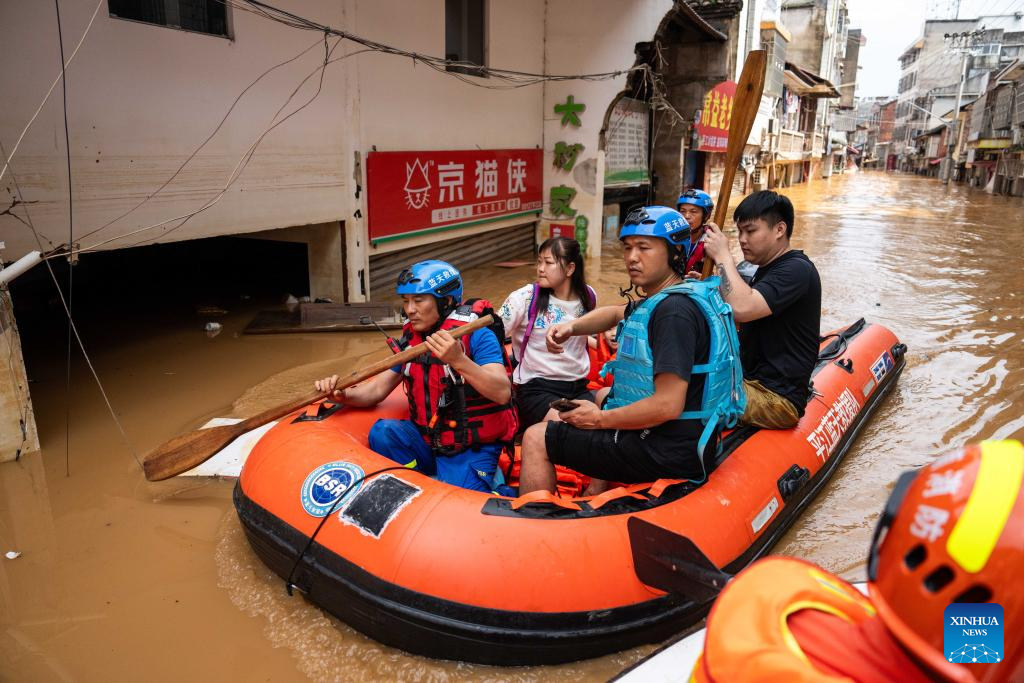 China upgrades emergency response to heavy rainfall, flooding in Hunan