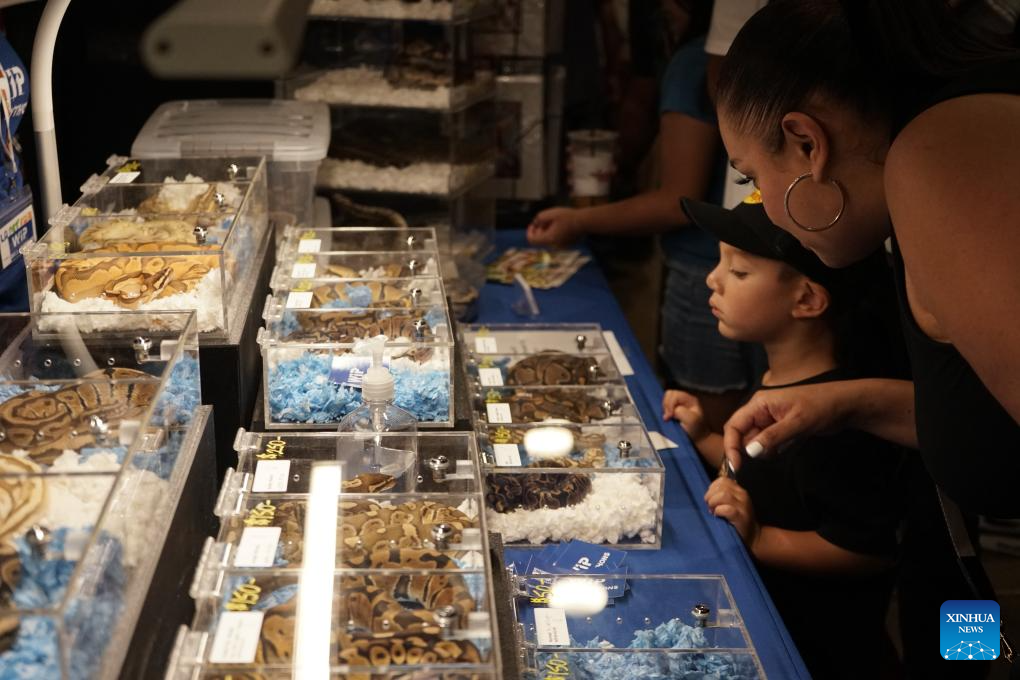 Pet fair held in California, U.S.