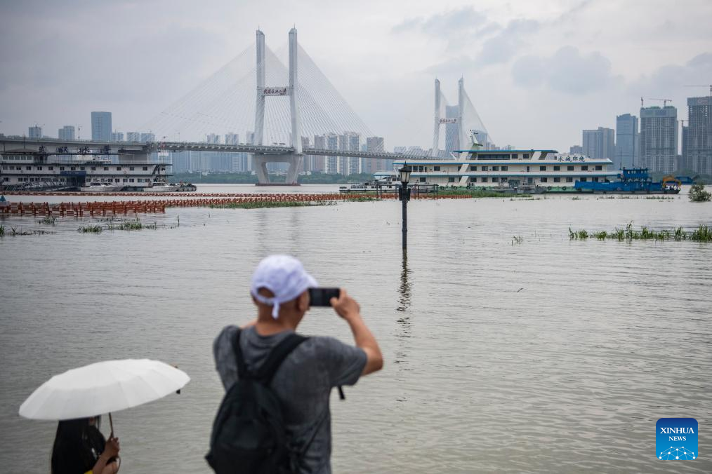 Water level in sections of China's longest river exceeds warning mark